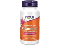 Complemento Alimentar NOW Vitamina D De Alta Potência (120 cápsulas vegetais)