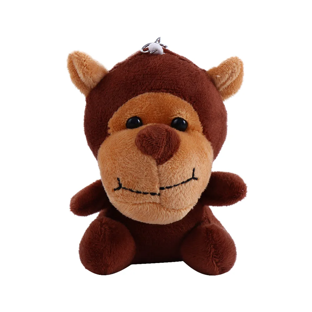 Llavero De Peluche De La Serie De Animales De La Selva (mono)