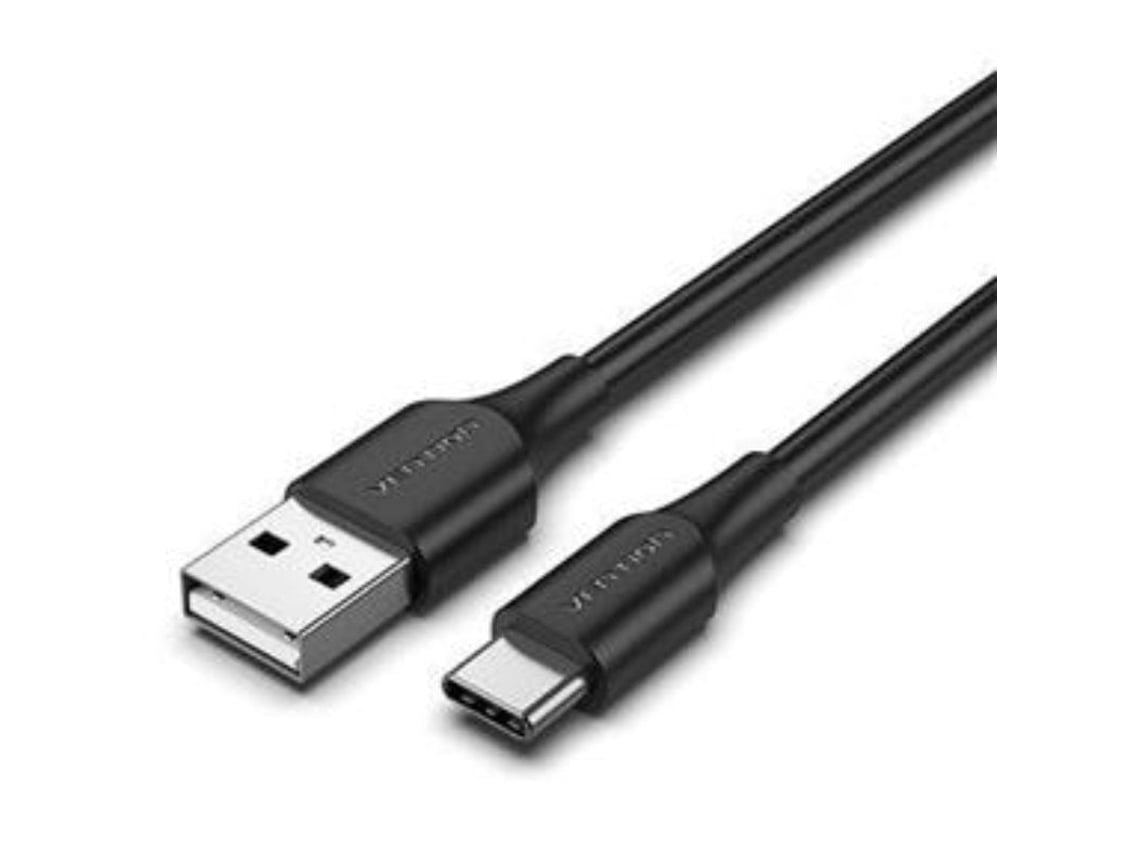 Cable Usb 2.0 VENTION Cthbh/ Usb Tipo-C Macho Usb Macho/ 2M/ Negro