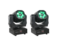 Faro móvil LED 90 W 120 Ω 13 canales DMX 2 piezas Enchufe UE OEM