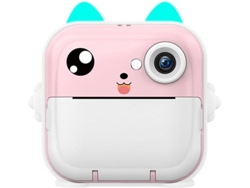 Minicámara digital HD con 32 GB, rosa SFUSHOS