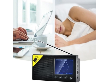 Radio HURRISE Dab/Fm Estéreo 5.0 Pantalla LCD de 2,4 Pulgadas