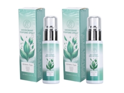 2 Unidades De Desodorante Antitranspirante En Spray Con Aroma A Té Verde, 40 Ml.