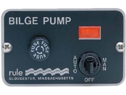 Interruptor RULE PUMPS Deluxe Panel Switch Negro
