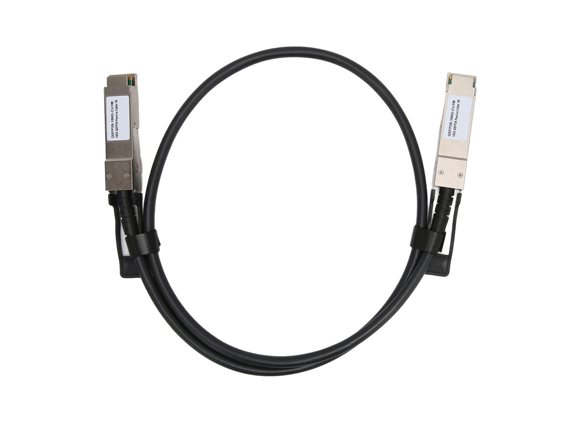 Cable De Alta Velocidad Qsfp28-100g-cu1m Dac Conexión De Alta Velocidad Conexión Directa