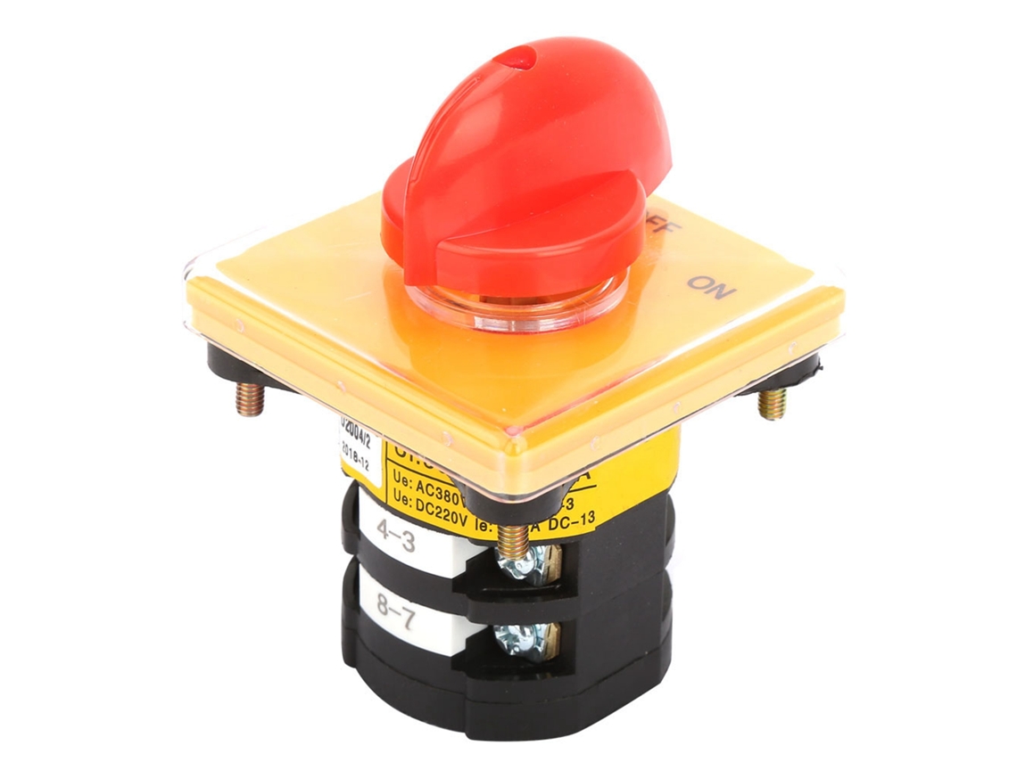 Selector De Interruptor De Leva Giratoria De 3 Posiciones, Encendido/apagado, Ca 380 V, 25 A, Jyw29b‑25/2 D2004