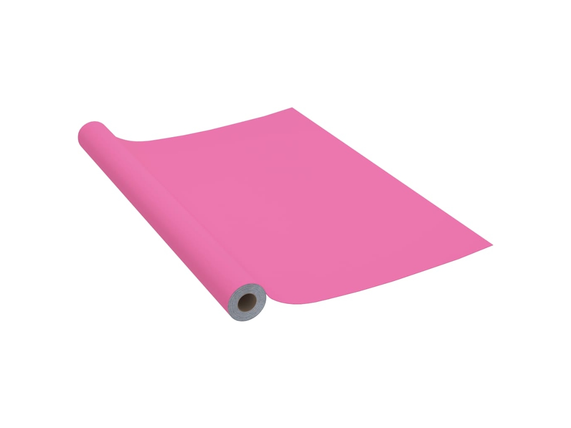 Lámina para muebles VIDAXL Rosa PVC (500x90 cm)