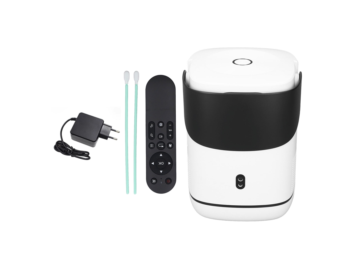 Proyector Android 11 4k 1080p Compatible Con Bt4.0 Soporte Plegable 2.4g 5ghz Plug Eu
