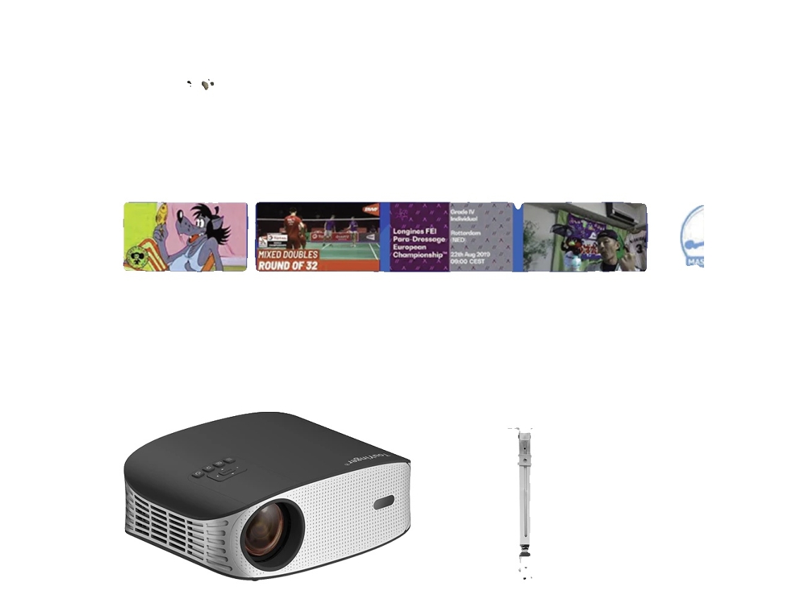 Proyector, resolución Full HD, corrección trapezoidal automática, compatibilidad con ET32 y OEM