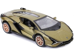 Coche de juguete Sian Fkp3, modelo de coche de metal con luz y sonido, juguete para tirar hacia atrás.