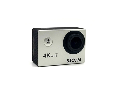 Action Cam SLOWMOOSE Impermeable (4K - 30 Fps - LCD - Wi-Fi - 2.0 Pulgadas - 16 MP - 900 Mah - Plateado)