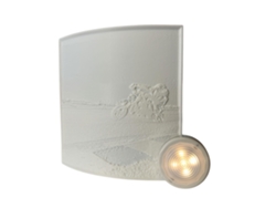 Pantalla personalizable con tu foto 19,1x14x20cm Luz LED blanca Wellhome