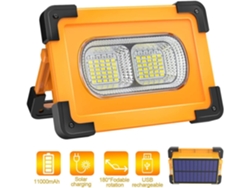 Rebe-luz De Emergencia Led Recargable 80w Con Panel Solar 4 Modos Portátil Para Camping Y Trabajos Diy