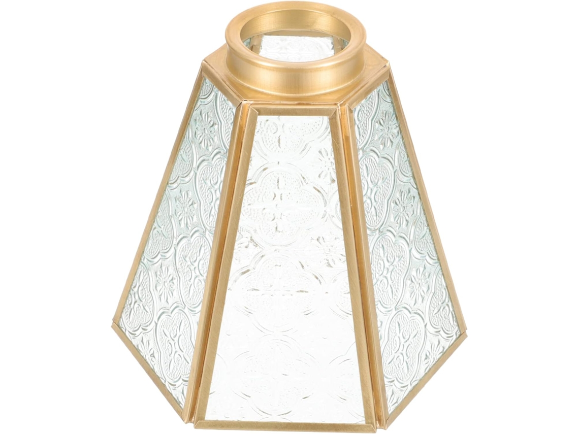 Lámpara de techo de cristal vintage, estilo duradero, apta para todos los usos. SFUSHOS