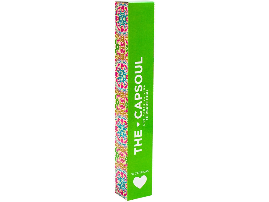 Té THE CápsulasOUL Verde Chai 6 X 10 Comprimidosatibles Nespresso