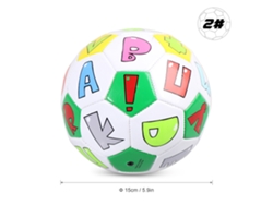 Bola de futebol infantil inflável tamanho 2 da 2026rebe - Ideal para treinamento e presente para crianças e estudantes.