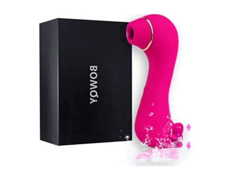 Vibradores Femeninos Juguetes Sexuales con Silicona Resistente al Agua Rosa BISBISOUS