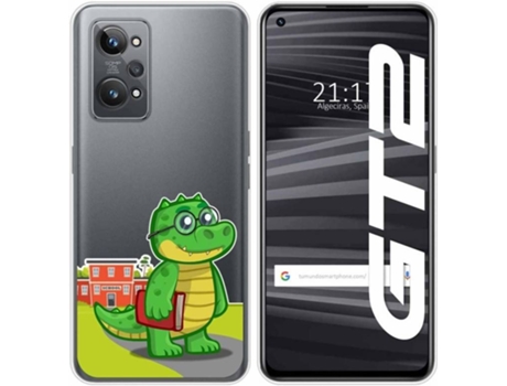 Carcasa para Realme GT 2 5G TUMUNDOSMARTPHONE Dibujos Transparente Coco Multicolor