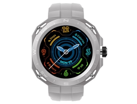Smartwatches 1 35 Pantalla HD Varios Modos Deportivos Plata AUJEZON