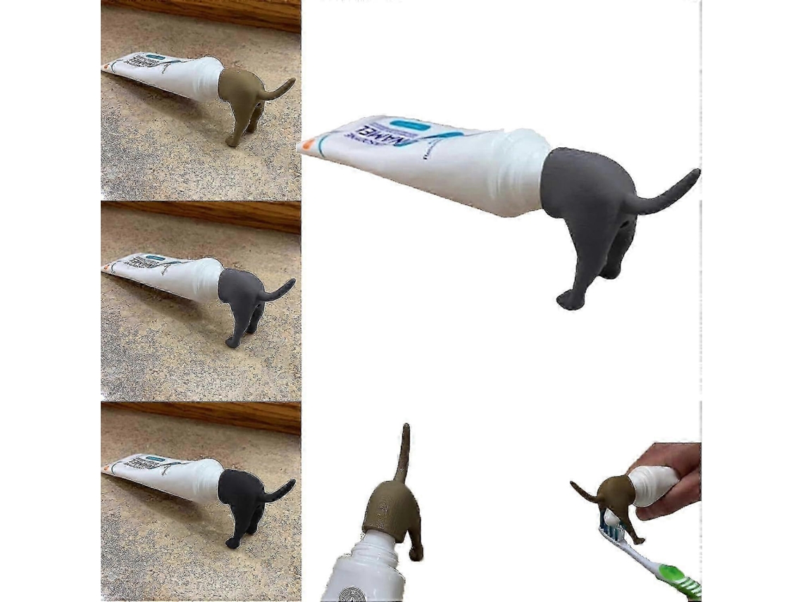 Divertido Perro Haciendo Caca Con Pasta De Dientes Y Exprimidor Para El Mercado Europeo Rosewell