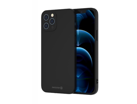 Funda iPhone 11 SWISSTEN Soft Joy Negro