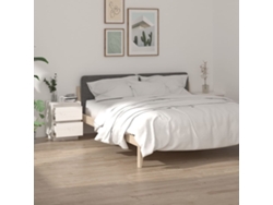 Mesitas de Noche LOVELY HOME Mesinha 2 Pcs 40X35X50 Cm Pinho Maciço Branco