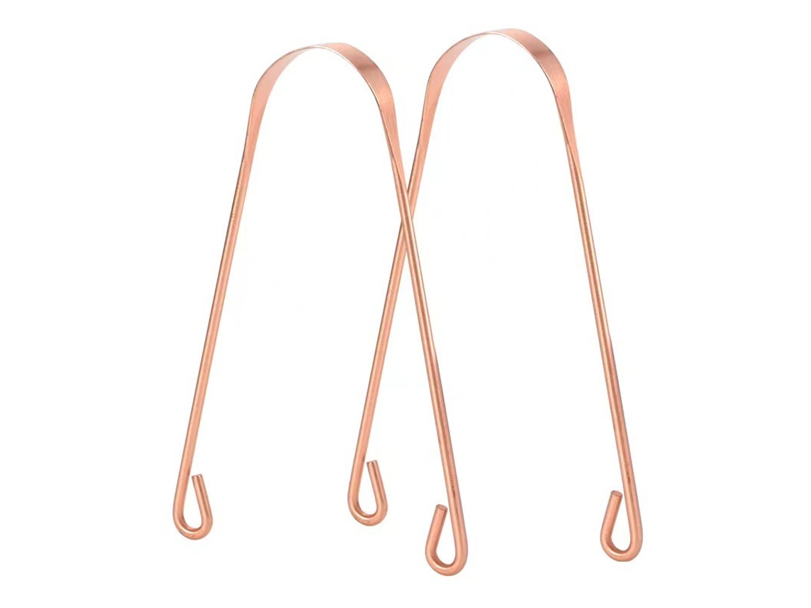 Raspador De Lengua (paquete De 2) De Cobre Para El Mal Aliento Digitallab