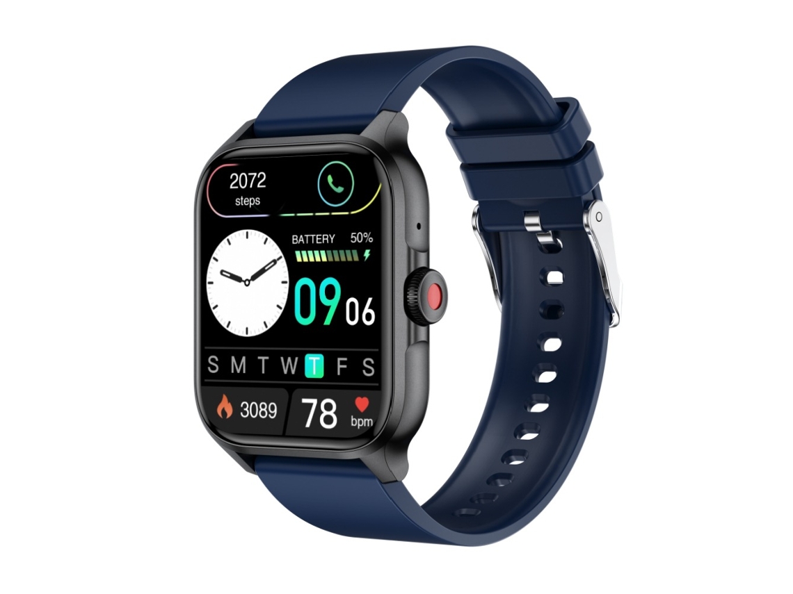 Reloj Inteligente Qx15 Multifuncional Para Deportes, Teléfono Y Música, Pulsera Inteligente, Azul.