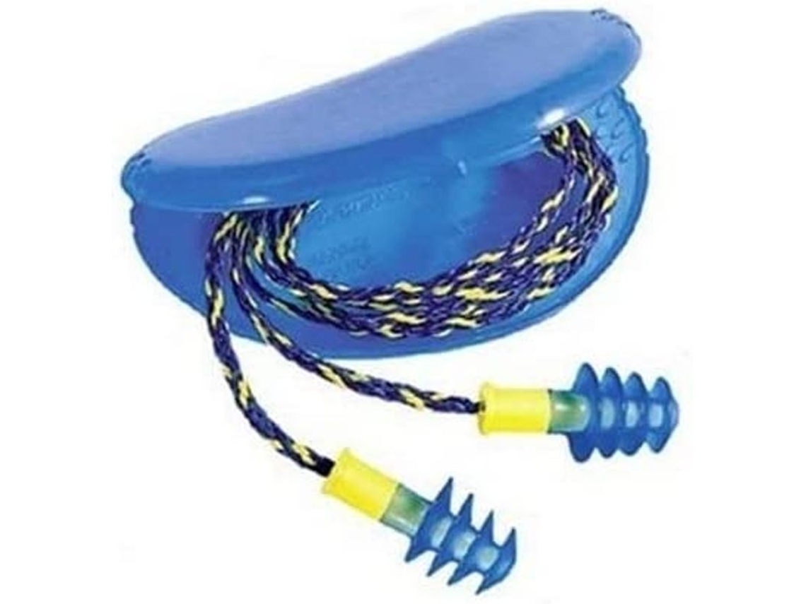 1 Par De Protectores Auditivos Multiusos Honeywell Fusion Nrr 27 Fus30-hp Con Diseño Bimaterial Y Aletas Laterales Suaves.