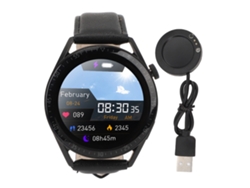 Reloj Inteligente Negro Para Deportes Al Aire Libre Con Pantalla Táctil Multifuncional Completa.