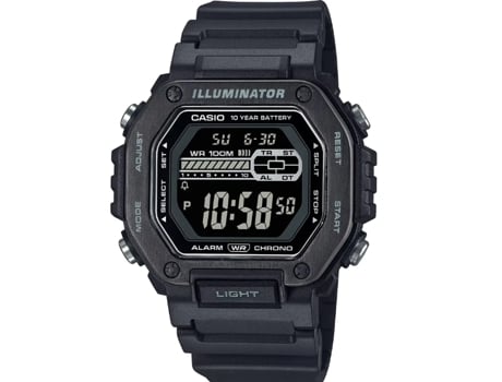 Reloj CASIO Collection MWD-110HB-1BVEF Metal Cubierto Cuadrado Digital