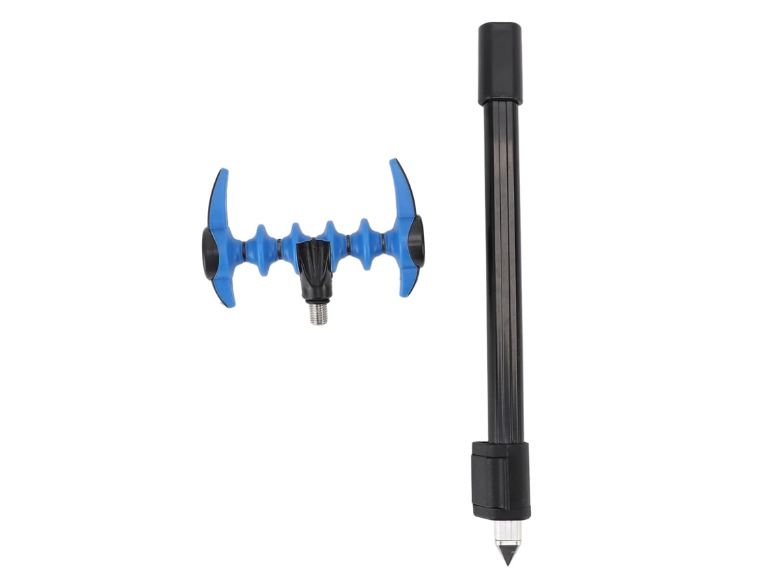 Suporte Para Vara De Pesca Com Estaca De Alumínio Impacto Resistente Estrutura Robusta Kit Prático