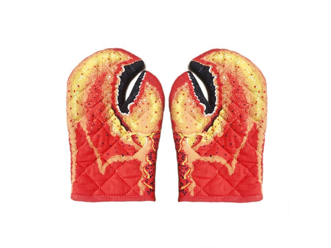 2026-guantes De Forno Resistentes Ao Calor Com Forro De Algodão Para Cozinha E Churrasco Tamanho Único