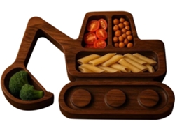 Tabla de delicatessen genérica, tabla de quesos con forma de vehículo, bandeja de madera para Gokoco