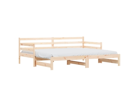 Sofá cama nido VIDAXL madera maciza de pino (90x190 cm)