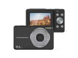 Cámara Digital Veanxin Cámara Digital Dc403 1080p, Zoom 16x, Luz De Relleno Anti Led, Tarjeta Tf De 32gb Negra