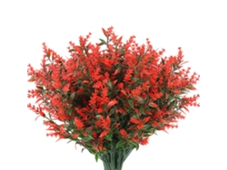 8 juegos de flores y plantas artificiales de lavanda resistentes a los rayos UV para exteriores, plantas colgantes de plástico, decoración del hogar, cocina y bodas.