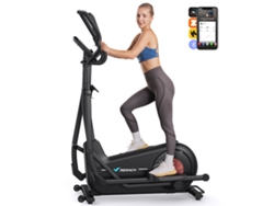 Bicicleta elíptica MERACH para hogar, 8 niveles magnéticos, conectividad app, pantalla LCD, uso doméstico