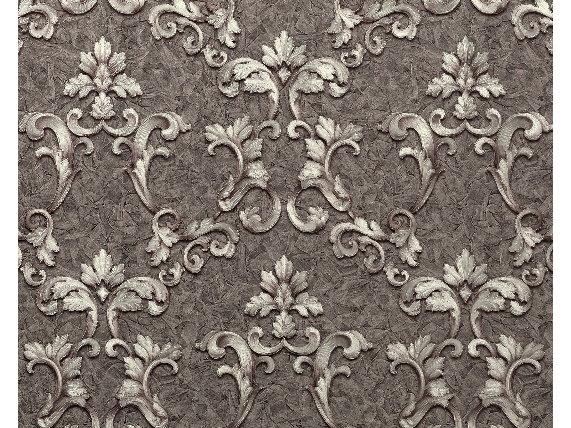 9085-29 Papel Pintado Relieve Iridiscente Barroco 10 65 M2 EDEM