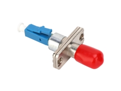 Adaptador y convertidor de fibra óptica monomodo LC macho a ST hembra