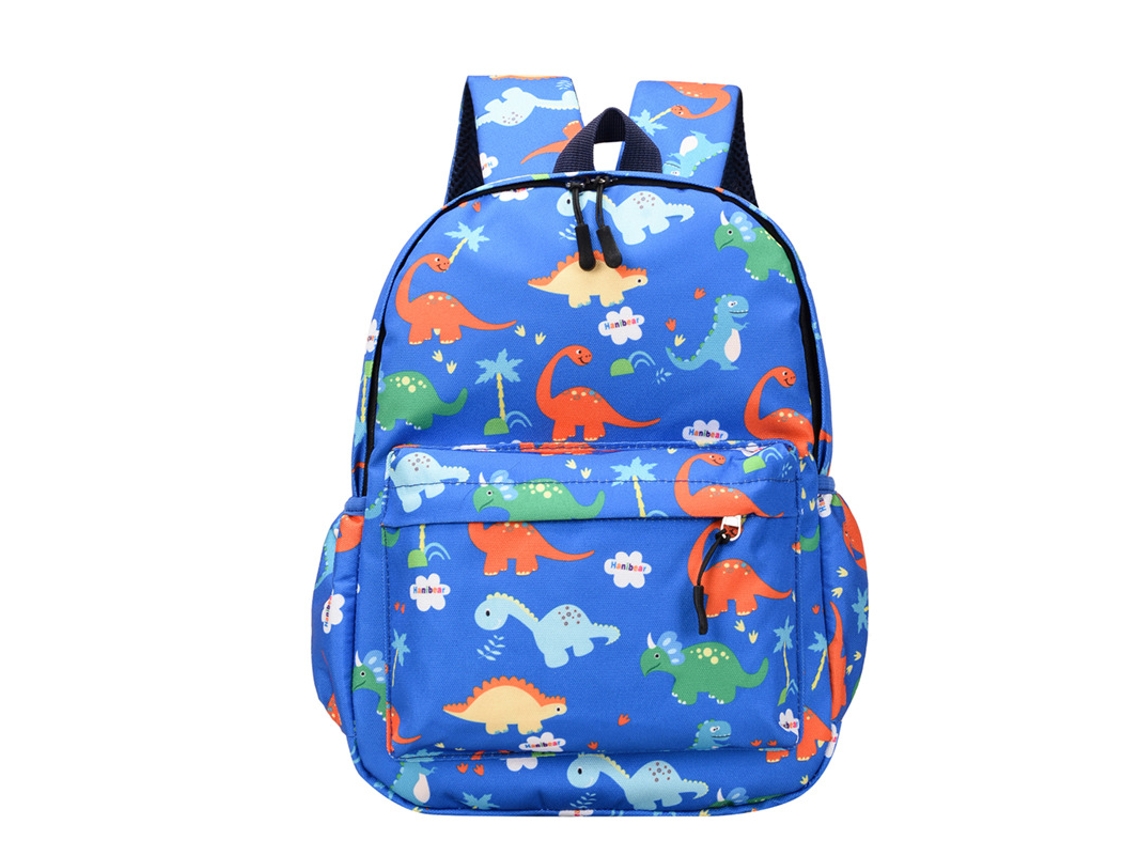 Mochila Para Niños Dinosaurio, Correas De Hombro Ajustables - Mochila Para Niños Y Niñas Azul CHRUI