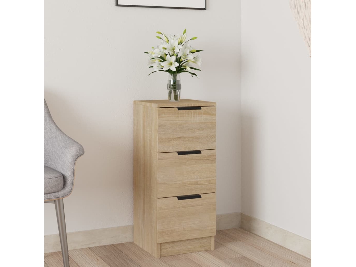 Lovely Home Aparador 30X30X70 Cm Madera Procesada Color Roble Sonoma