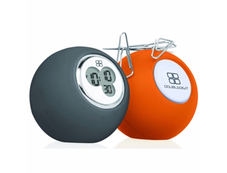 Reloj Digital de Sobremesa DOUBLEDIGIT DESKY DARK GREY/ORANGE