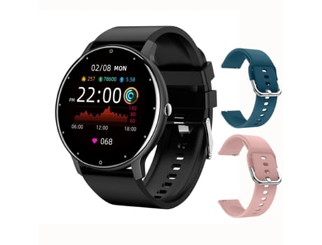 Reloj inteligente para mujer, hombre, mujer, deporte, Fitness, Smartwatch, Monitor de ritmo de sueño, relojes impermeables para IOS y Android VEANXIN