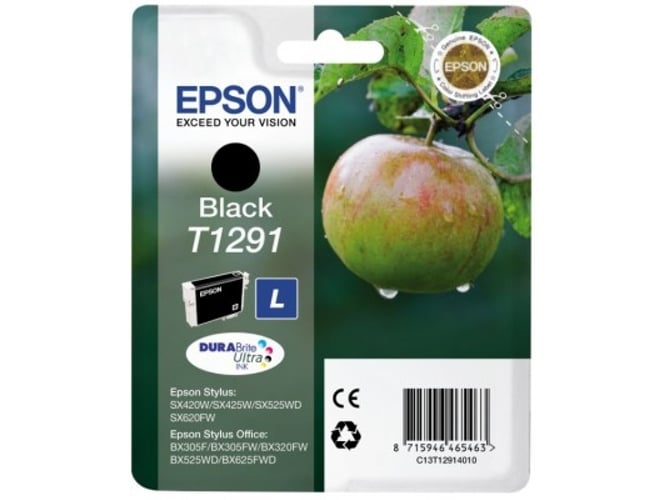 Cartucho de tinta original EPSON T1291, Manzana , C13T12914022