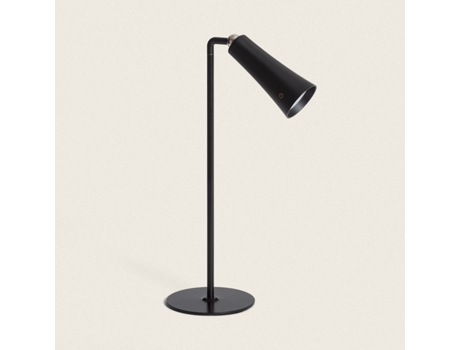 Bysta LEDKIA 3W Lámpara de Mesa Portátil de Metal Led con Batería Usb Recargable