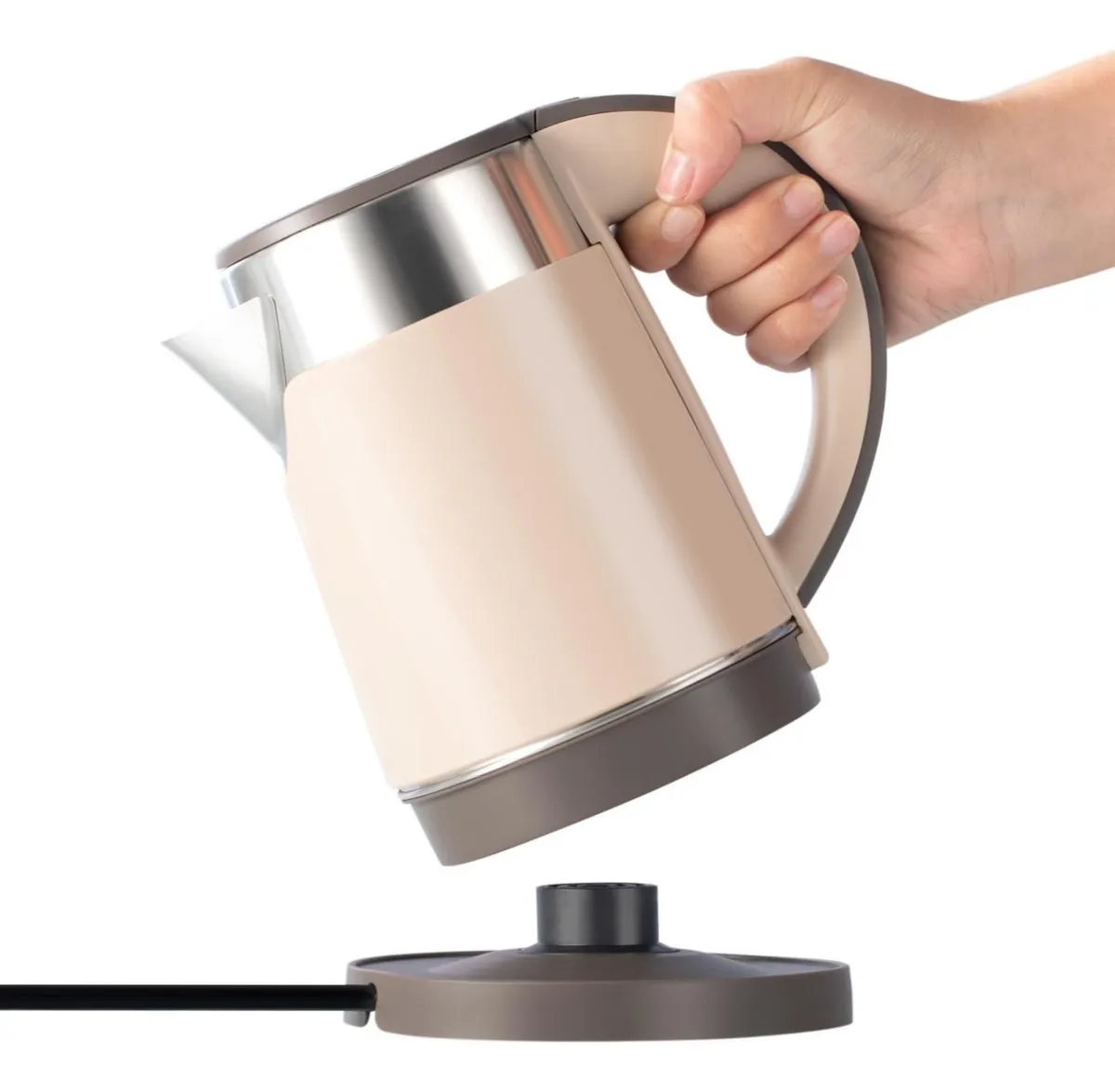 Hervidor eléctrico portátil pequeño de acero inoxidable Wdcmevayotoy