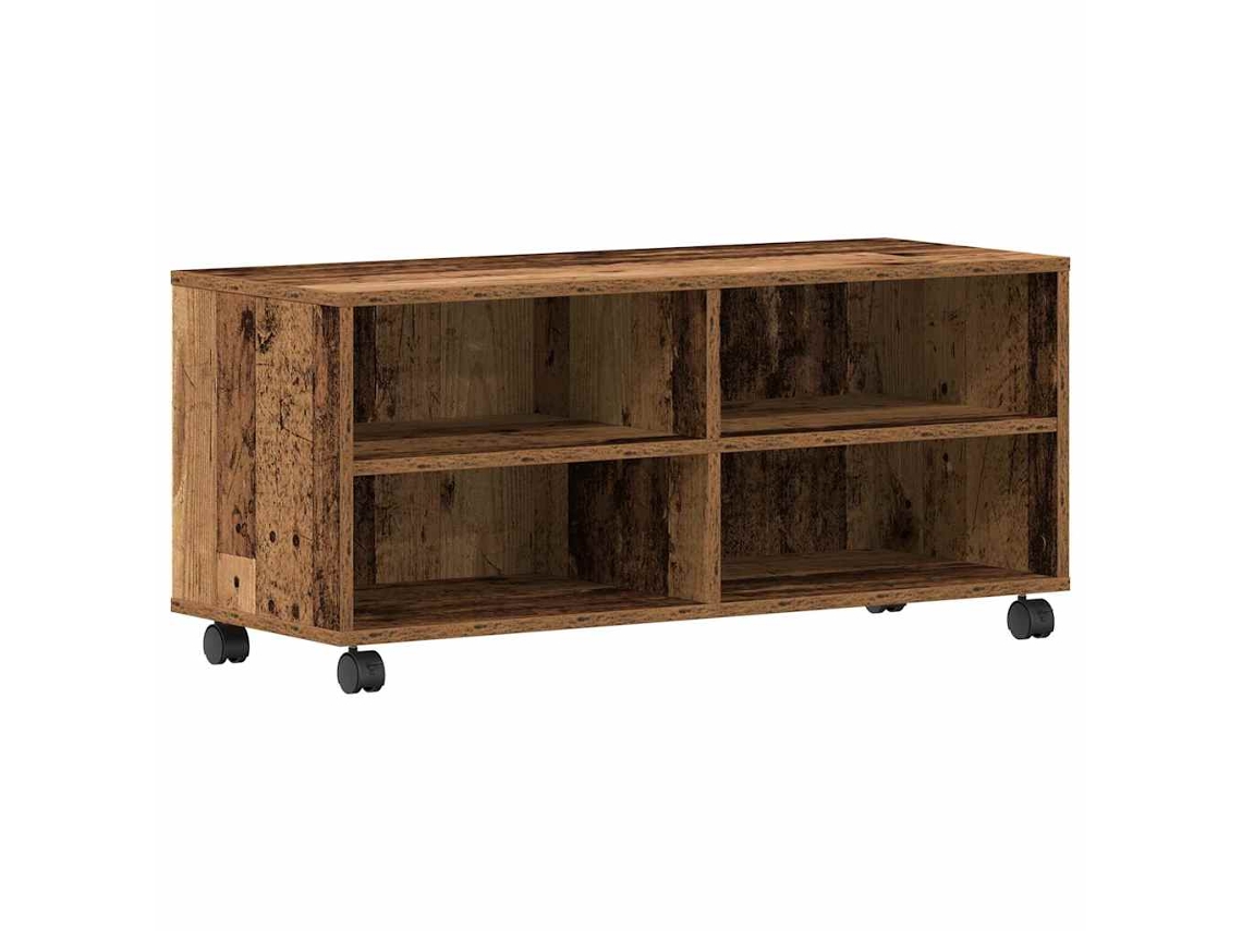 Maison Exclusive - Gabinete De Tv Marrón 90 X 35 X 40.5 Cm Madera Contrachapada