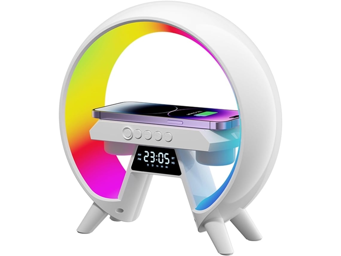 Reloj inteligente con llamadas Bluetooth, monitorización de frecuencia cardíaca y diseño moderno, color blanco Vledary