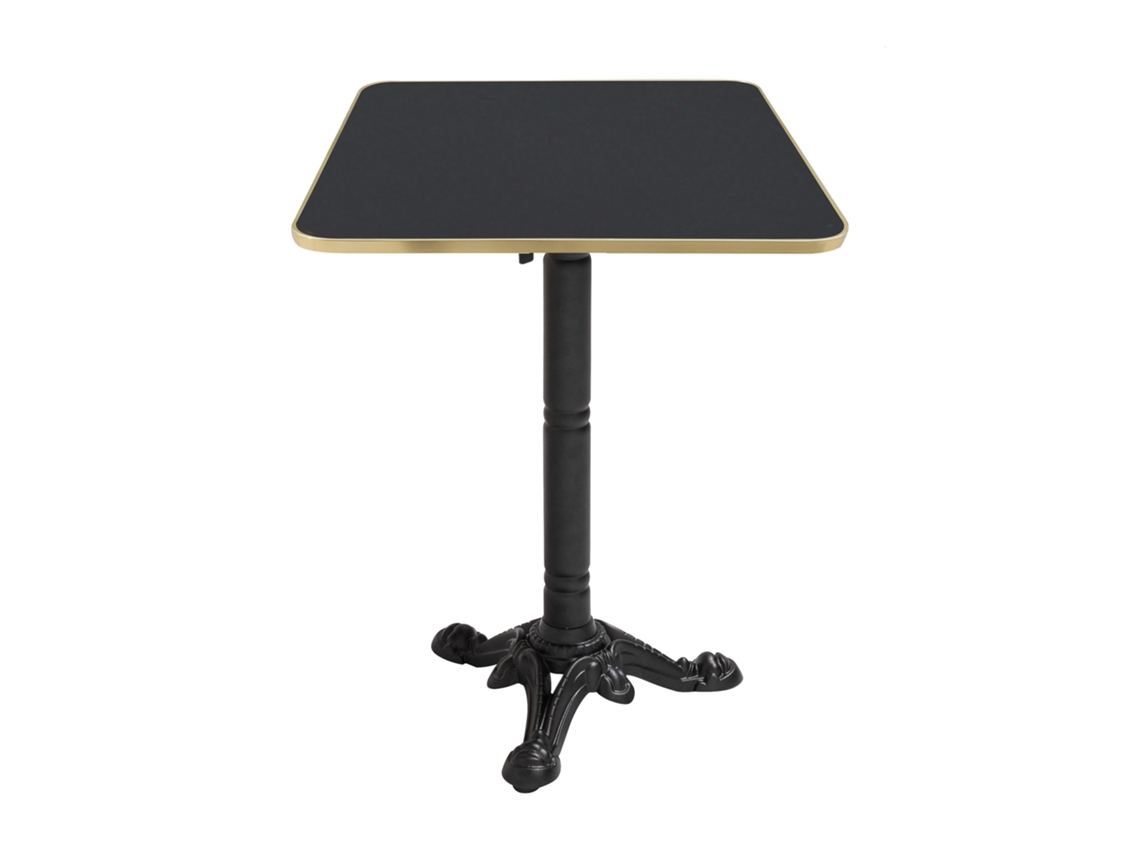 Mesa de Comedor Inclinable 60 X 60 Cm Encimera Con Revestimiento En Capas Y Cantos De Aluminio Oviala